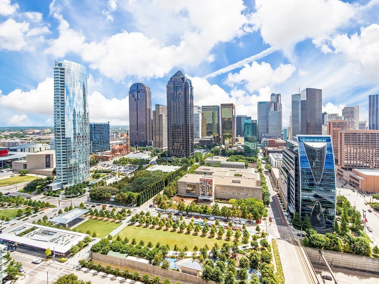 Field walk on an active Dallas construction site